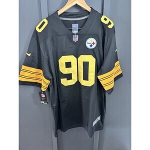 Nike NFL Pittsburgh Steelers Authentic JERSEY - #90 TJ Watt, NEW see Notes. XXL